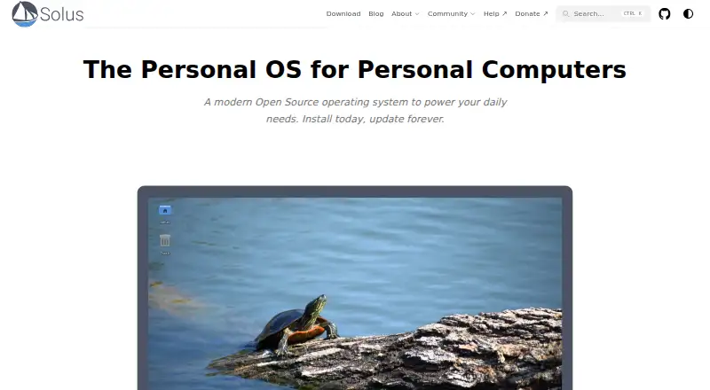 Solus's own site