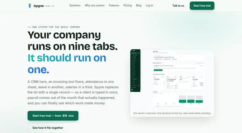 Spyne's own site