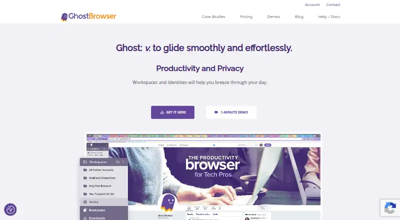 Ghost Browser's own site