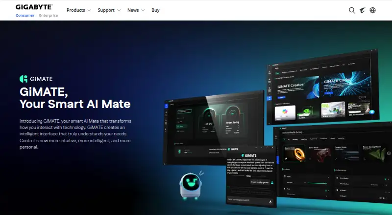 GIGABYTE GiMATE's own site