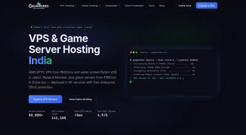 GigaNodes's own site