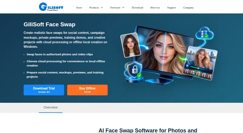 GiliSoft Face Swap's own site