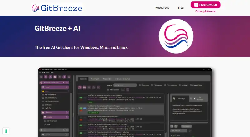 GitBreeze's own site