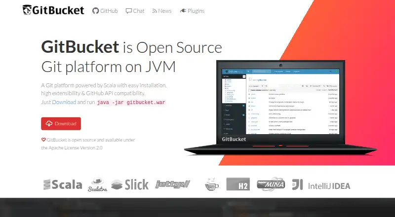 GitBucket's own site