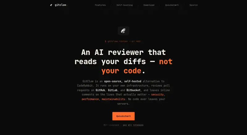 GitClaw's own site