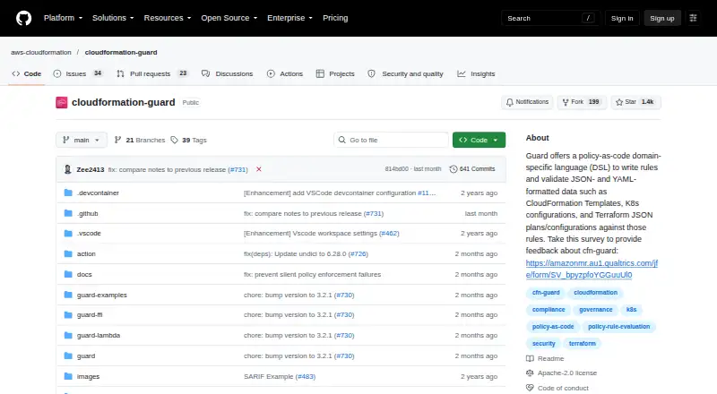 AWS CloudFormation Guard's own site
