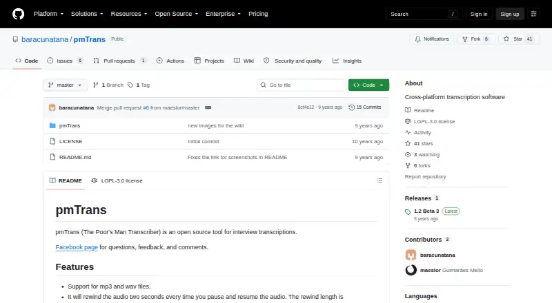 pmTrans's own site