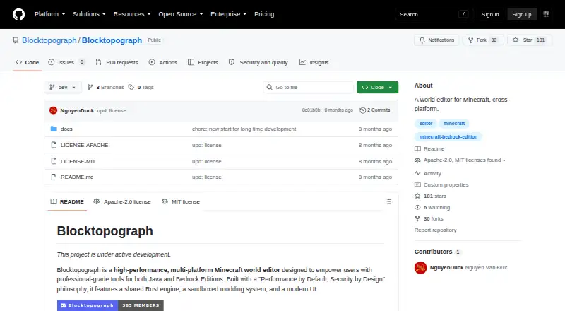 Blocktopograph's own site