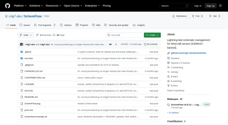 SchemFlow's own site