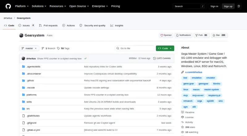 Gearsystem's own site