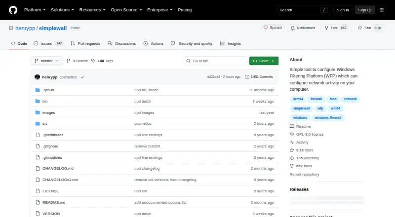 simplewall's own site