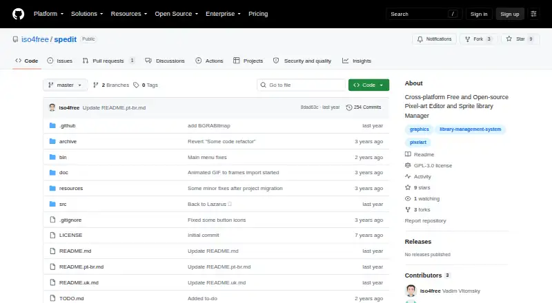 SPEdit's own site