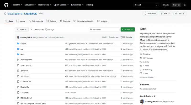CraftDock's own site