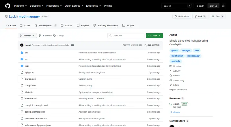 Lucki Mod Manager's own site