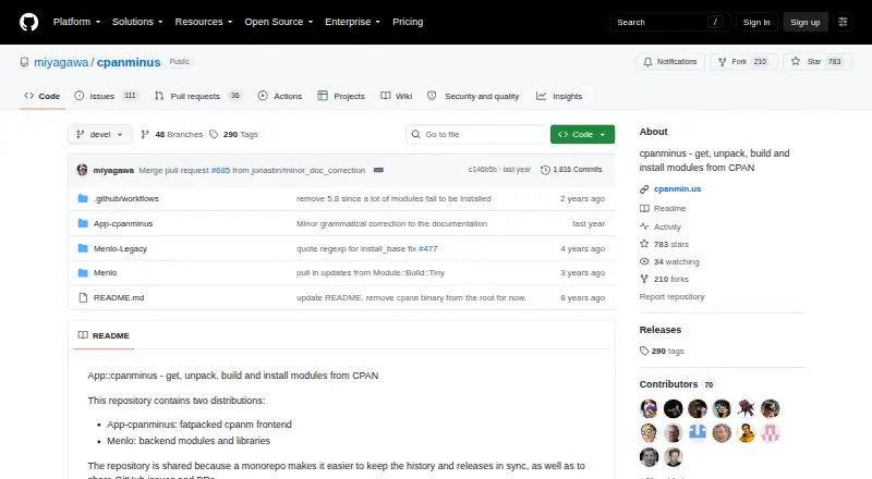 CPAN Minus's own site