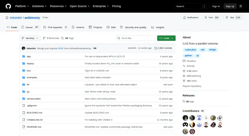 Antimony's own site