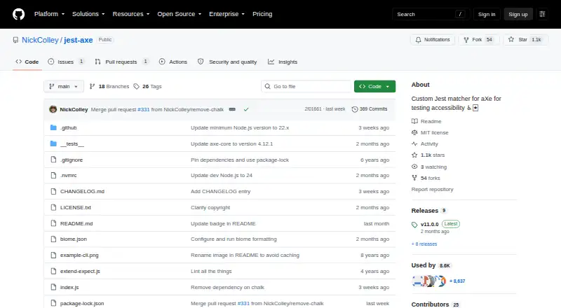 jest-axe's own site