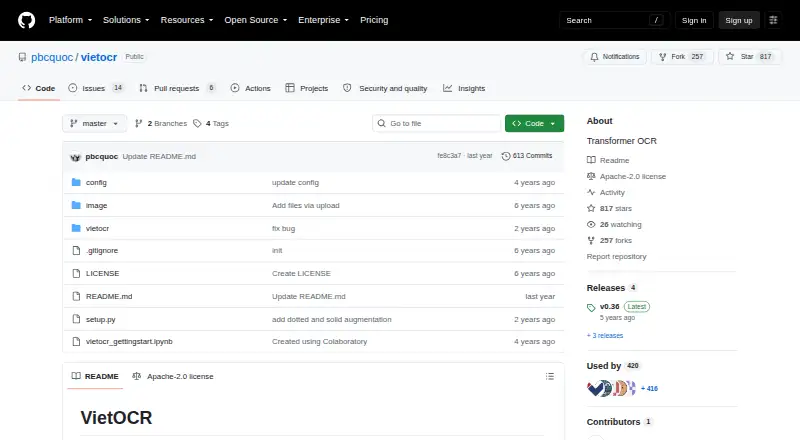 VietOCR's own site