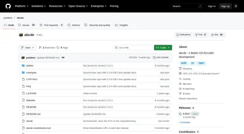 abcde's own site