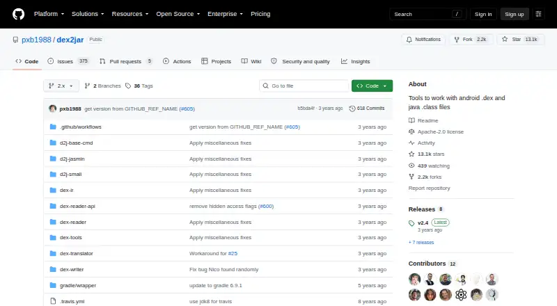 dex2jar's own site