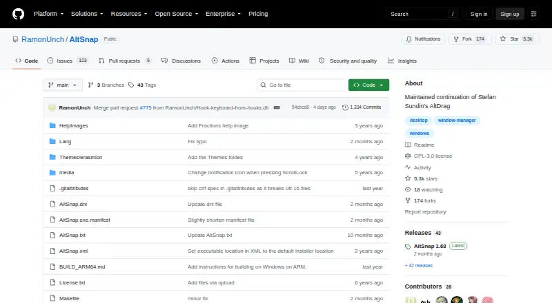 AltSnap's own site