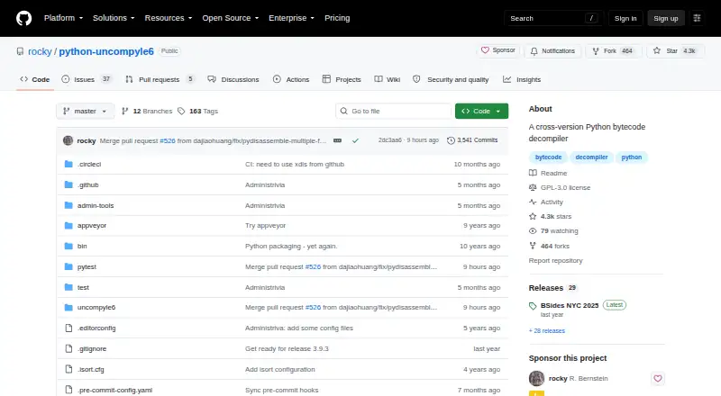 uncompyle6's own site