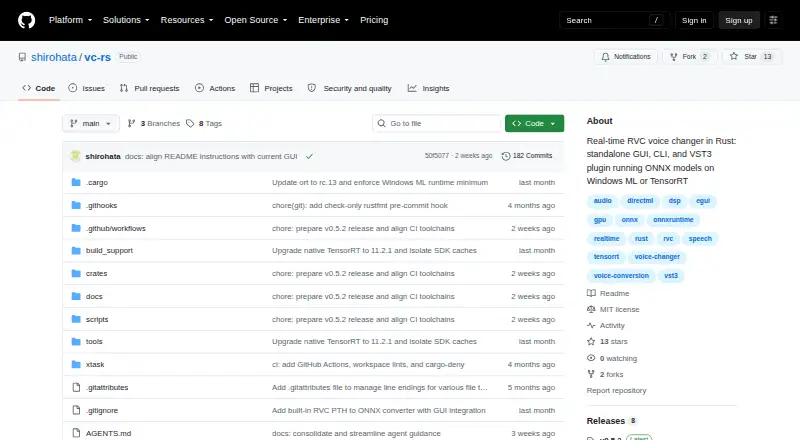vc-rs's own site