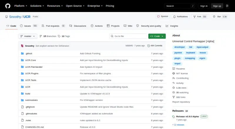 Universal Control Remapper's own site