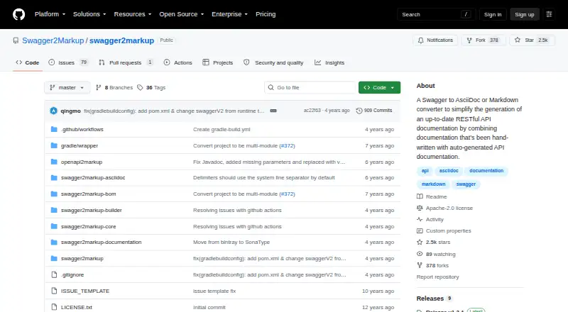 Swagger2Markup's own site