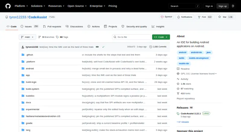 CodeAssist's own site
