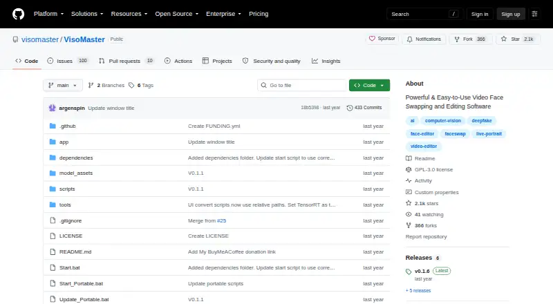 VisoMaster's own site