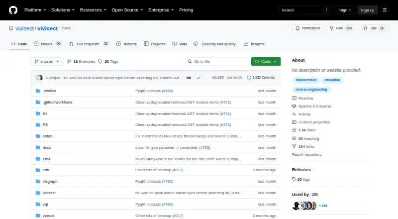 Vivisect's own site