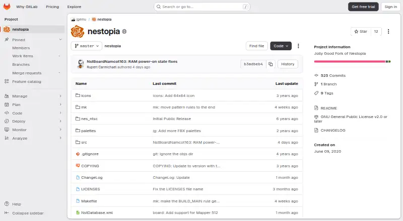 Nestopia's own site