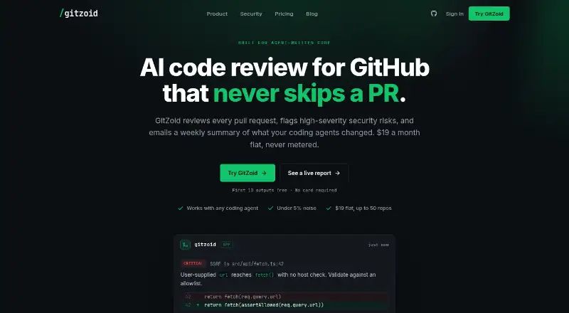 GitZoid's own site