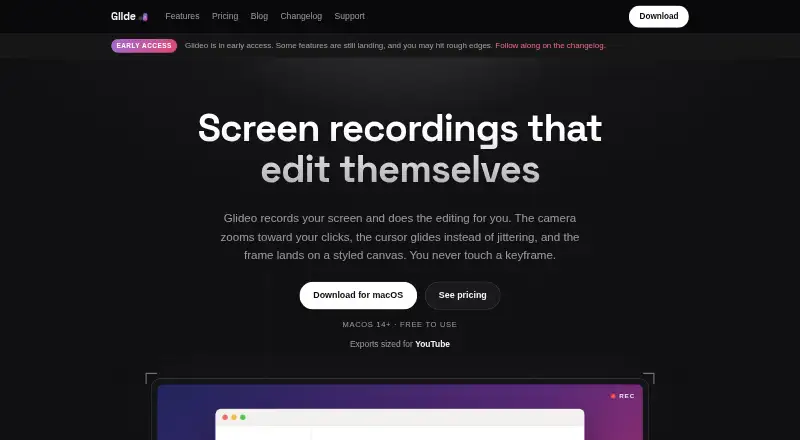 Glideo's own site