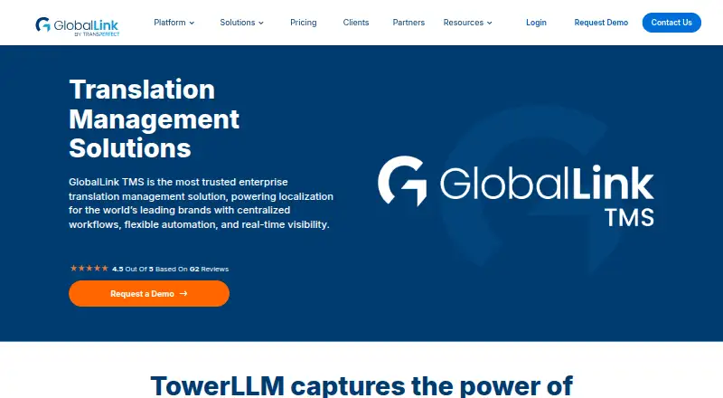 GlobalLink TMS's own site