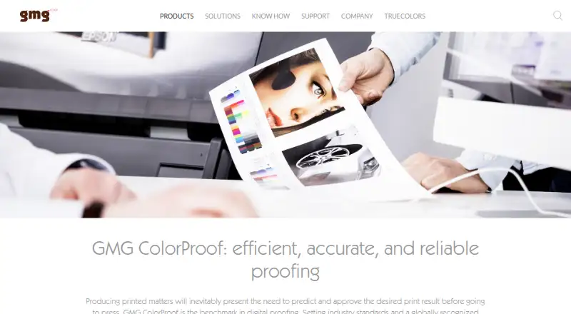 GMG ColorProof's own site