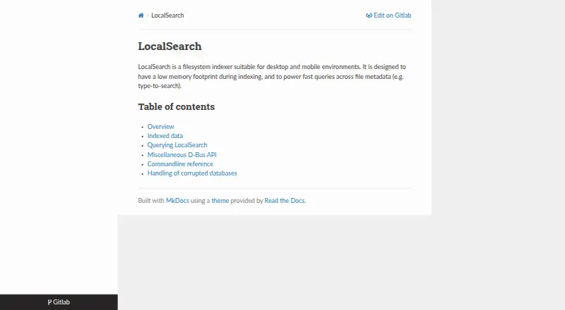 LocalSearch's own site