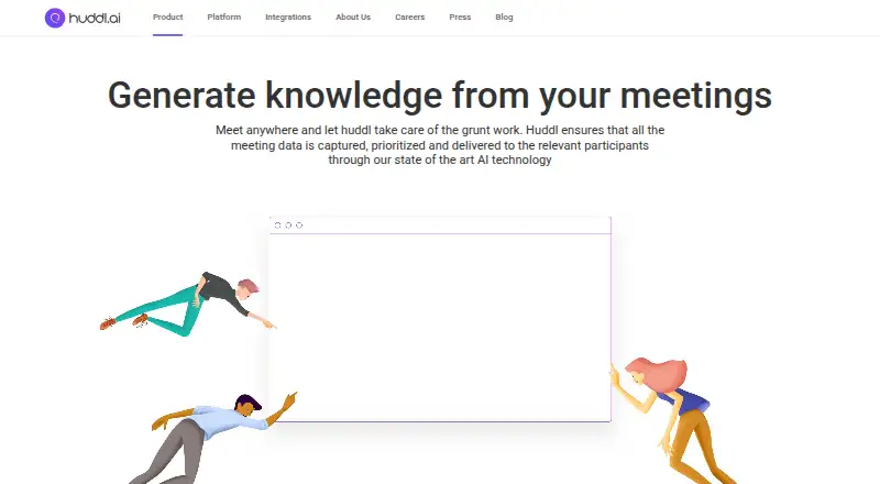 huddl.ai's own site
