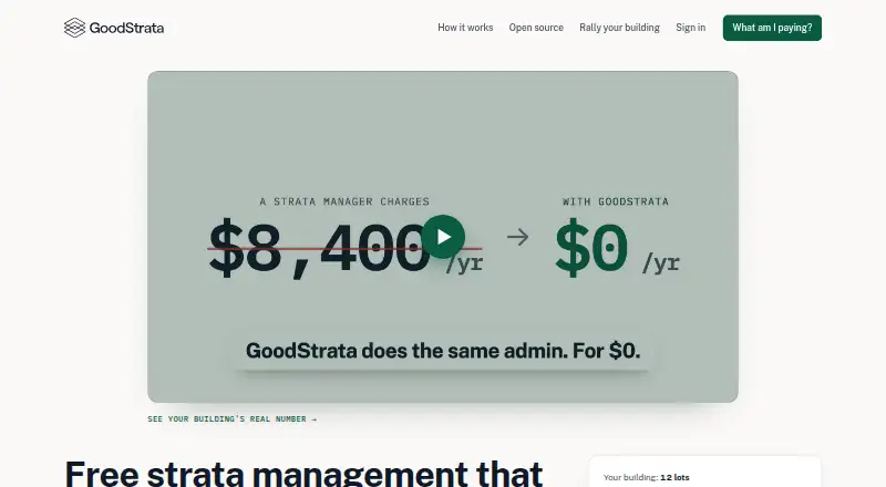 GoodStrata's own site