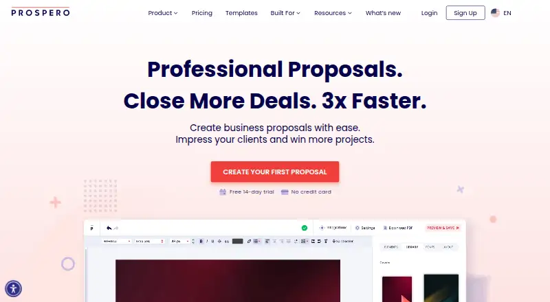 Prospero's own site