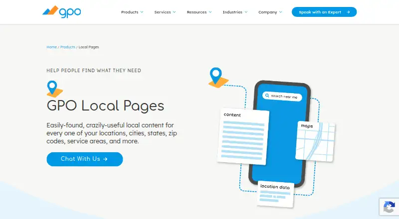 GPO Local Pages's own site