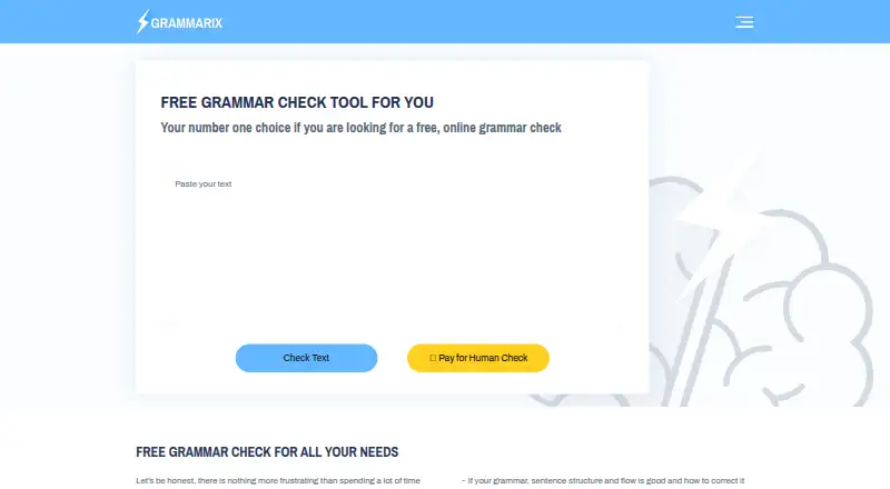 Grammarix's own site