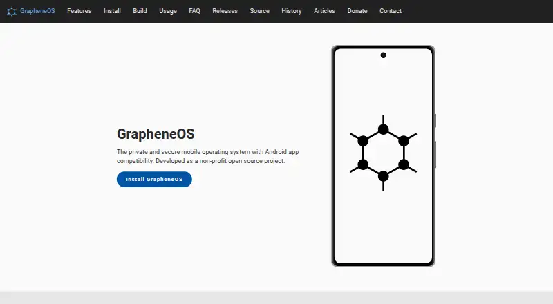 GrapheneOS's own site