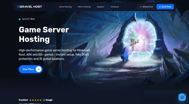 Gravel Host's own site