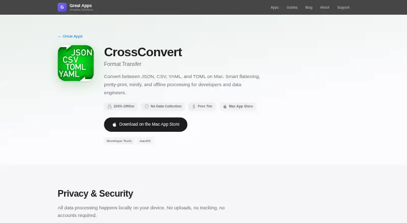 CrossConvert's own site
