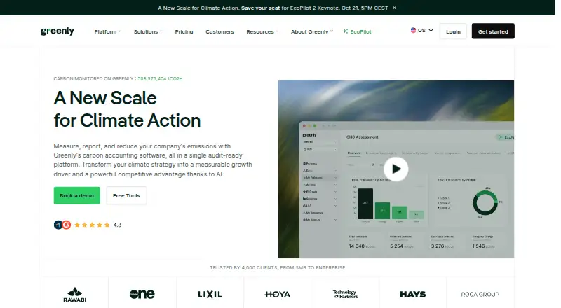 Greenly's own site