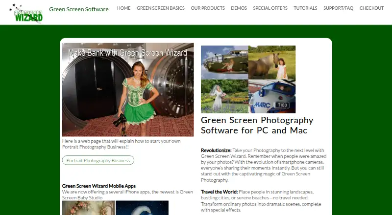 Green Screen Wizard's own site