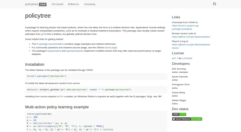 policytree's own site