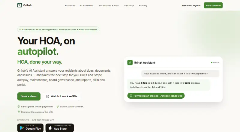 Grihak's own site